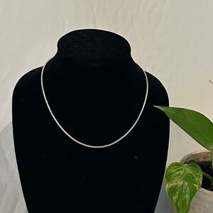 Elegant Silver Necklace Vintage